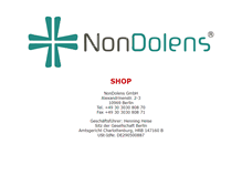 Tablet Screenshot of nondolens.com